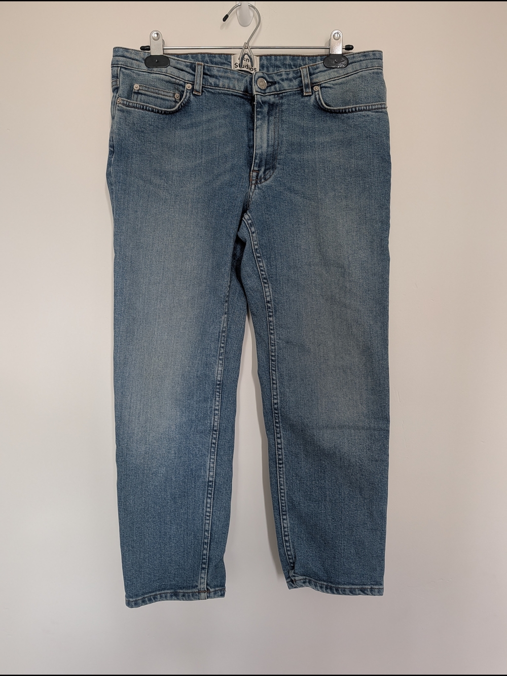 Acne Boyfriend Jeans - Light Blue Denim